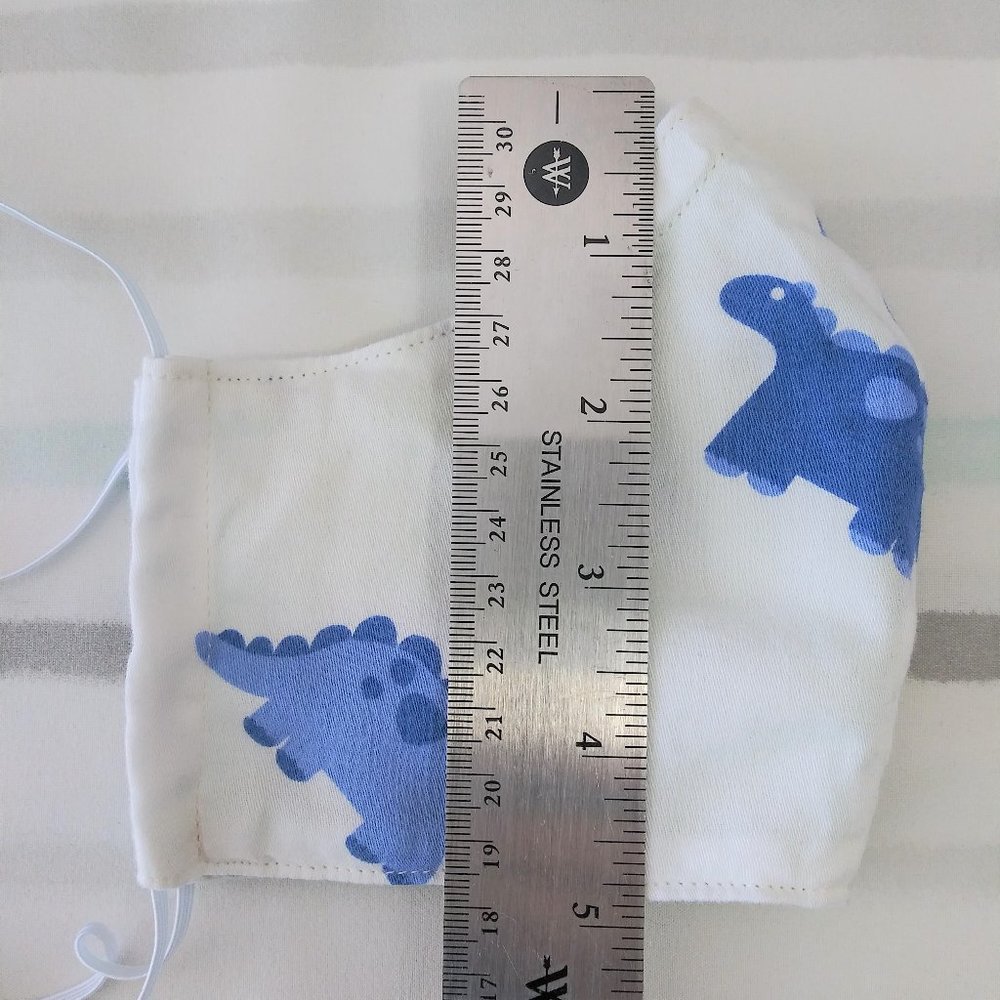 SECONDS Adult S homemade mask w/ pocket - uterus - Picture 7 of 9